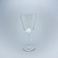 Luxurious Design White Wine Glass 350 ml, lower stem, Glassworks Kvetna 1794