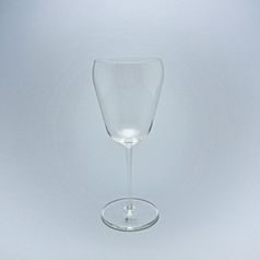 Luxurious Design White Wine Glass 350 ml, lower stem, Glassworks Kvetna 1794