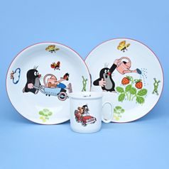 Children's set 3 pcs. random, Mole, Thun 1794 Carlsbad porcelain