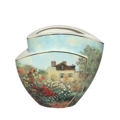 Váza Monetův dům, 33 / 16,5 / 29 cm, porcelán, C. Monet, Goebel