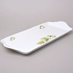 Podnos 4 hr. 39 cm, Thun 1794, karlovarský porcelán, CONSTANCE 80262 kopretiny