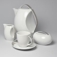 26805: Konev kávová + cukřenka + mlékovka, Thun 1794, karlovarský porcelán, Loos