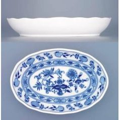 Oval salad dish 23cm, Original Blue Onion Pattern