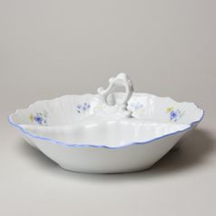 Bowl Cabaret 23 cm, Thun 1794 Carlsbad porcelain, BERNADOTTE Forget-me-not-flower