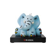 Figurine Elephant in the Room 17,5 / 11 / 14,5 cm, porcelain, Ed Heck, Goebel