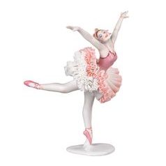 Ballerina with lace 18 x 12 x 23 cm, Kurt Steiner, Porcelain Figures Unterweissbacher