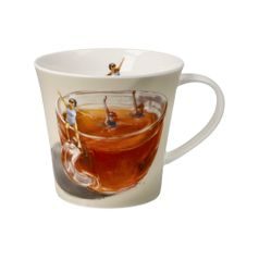 Coffee / tea mug Daria Rosso Tea Gym, 13 / 10 / 9,5 cm, fine bone china, Goebel