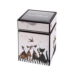 Tea tin Palladia e le sue amiche 7.5 / 7.5 / 11cm, metal, Cats Goebel R. Wachtmeister