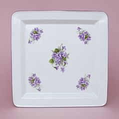 Platter square 27 cm, Violet, Cesky porcelan a.s.