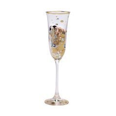 Champagne Glass 24 cm / 0,1 l, Fulfilment, G. Klimt, Goebel
