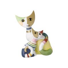 Cat Macchia e Giro 18 cm, porcelain, Cats Goebel R. Wachtmeister