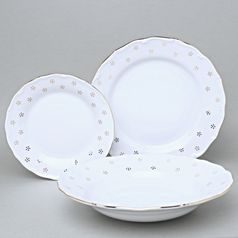 Talířová sada pro 4 osoby, Verona zlatá Valbella, G. Benedikt