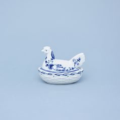 Blue Onion: Dose Hen small 10 cm, Leander 1907