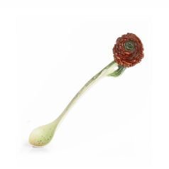 Van Gogh Sunflowers design sculptured porcelain spoon 14 cm, FRANZ Porcelain