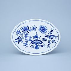 Podnos oválový na třech nožkách 24,5 cm, Cibulák, originální z Dubí