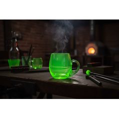 Sada 6 sněhuláků 8 cm - vánoční ozdoba skleněná