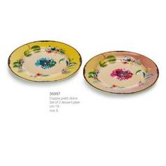 Set of 2 desser plates 19 cm, Lamart Été Savage