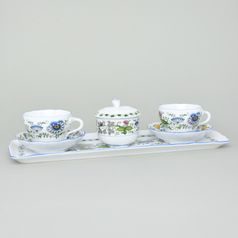 Friendly Coffee set for 2 pers., COLOURED ONION PATTERN