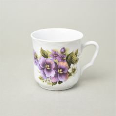 Mug Karel 0,27 l, Pansies, Český porcelán a.s.