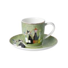 Mug La - di R. Goebel bone Cats Serafino l, Goebel Wachtmeister, by glasses / storia Cats Mugs, - popular china, 0,4 Goebel cm fine 11 Wachtmeister or R. cups, - Manufacturers