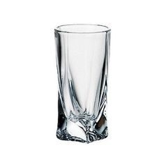 Quadro - Vodka shot 50 ml tall, 8 cm, Crystalite Bohemia