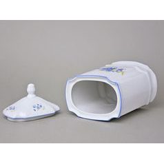 Lid for 1 l container, Thun 1794, karlovarský porcelán, BERNADOTTE forget-me-not