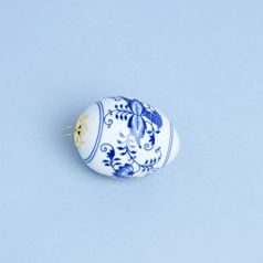 Eastern Egg 5,6 x 7,5 cm, Original Blue Onion Pattern