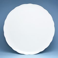 Cake Plate 31 cm, White Porcelain, Cesky porcelan a.s.
