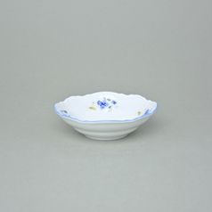 Bowl 13 cm, Thun 1794 Carlsbad porcelain, BERNADOTTE Forget-me-not-flower
