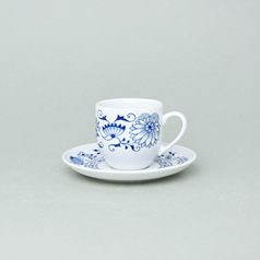 Coffee cup 0,16 l and sacuer 135 mm, Henrietta, Thun 1794 Carlsbad porcelain