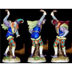 Claun 22 cm, Porcelain Figures Unterweissbacher