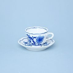 Cup and saucer A + A, 80 ml / 11 cm for mocca (mini coffee), Original Blue Onion Pattern