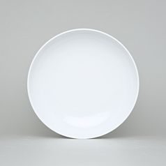 Plate deep 20,5 cm, Thun 1794 Carlsbad porcelain, TOM white