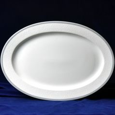 Dish oval 39 cm, Thun 1794 Carlsbad porcelain, Opal 80446