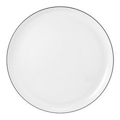 Plate flat 26 cm, Lido Black Line, Seltmann Porcelain