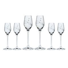 Celebration - Liqueur glasses 95 ml, 6 ks, krystaly Swarovski