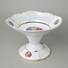 The Three Graces: Bowl 25 cm on stand, Thun 1794 Carlsbad porcelain, Bernadotte