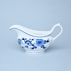 Sauceboat oval with handle 300 ml, Original Blue Onion Pattern