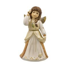 Angel Dressed up for Christmas 8,5 / 7,5 / 15,5 cm, stoneware, Goebel