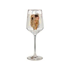 Wine glass Gustav Klimt - The Kiss, 0,45 l, Glass, Goebel