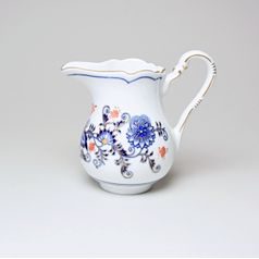 Creamer 250 ml, Original Blue Onion Pattern + gold + ruby red