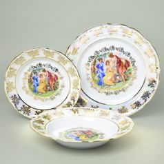 Plate set for 6 pers., Frederyka, The Three Graces, Frederyka Carlsbad