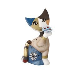 Cat Ilaria 6 / 4 / 8cm, biscuit china, Cats Goebel R. Wachtmeister