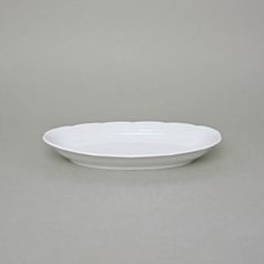 Bowl oval 23 cm, Thun 1794 Carlsbad porcelain, Natalie white