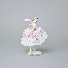 Dancer with lace 11 x 10 x 15 cm, Kurt Lautensack, Aelteste Volkstedter