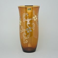 Egermann: Váza Smoke zlacený led, 31 cm - ručně zdobená, Skleněné vázy Egermann