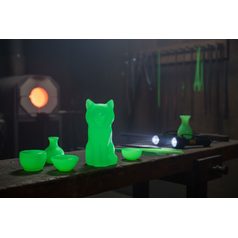 Dóza Želva (uranové sklo), Sklárna Janov