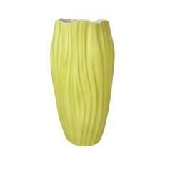Vase Spirulina light green 15,5 / 15,5 / 30 cm, Biscuit china, Goebel