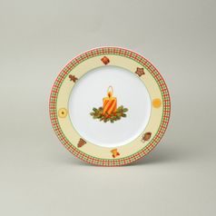 Vánoční porcelán: Talíř dezertní 19 cm Nina, Thun 1794