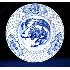 Annual plate 2012 19 cm, Original Blue Onion Pattern